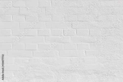 Ziegelstein Textur in weiß