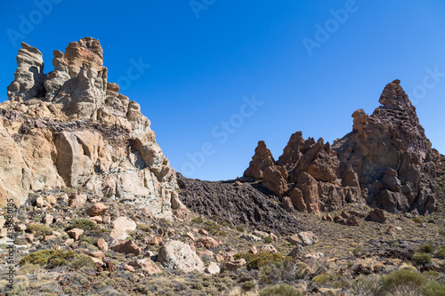 Rock formation on Teide  Tenerife