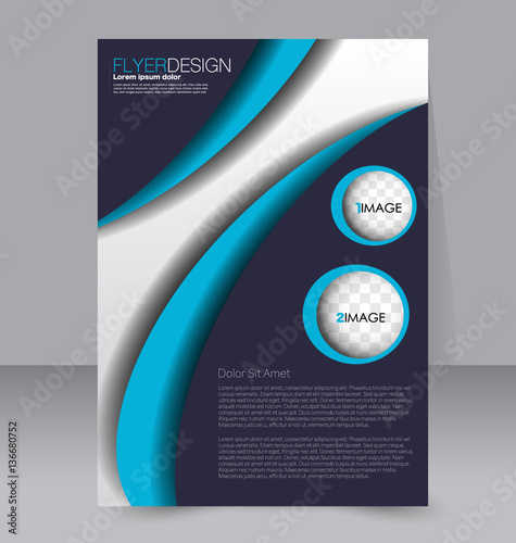 Abstract flyer design background. Brochure template. To be used for magazine cover business mockup education presentation report. 