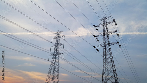 High Voltage electric pole