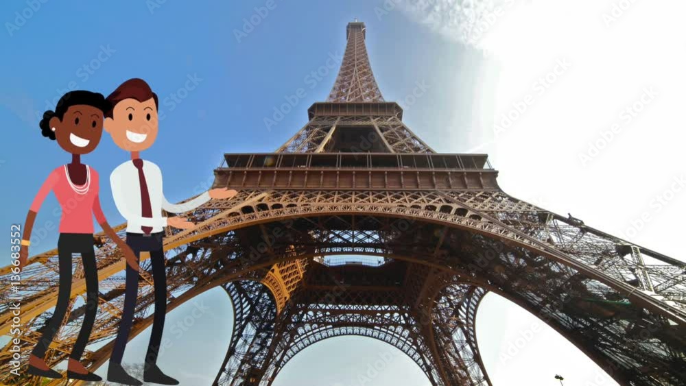 tour eiffel et couple