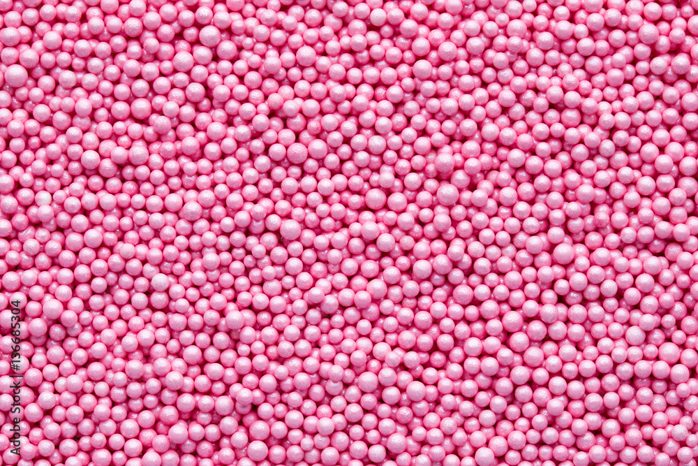 Obraz premium Multicoloured sweet sugar balls. Small ball pattern.