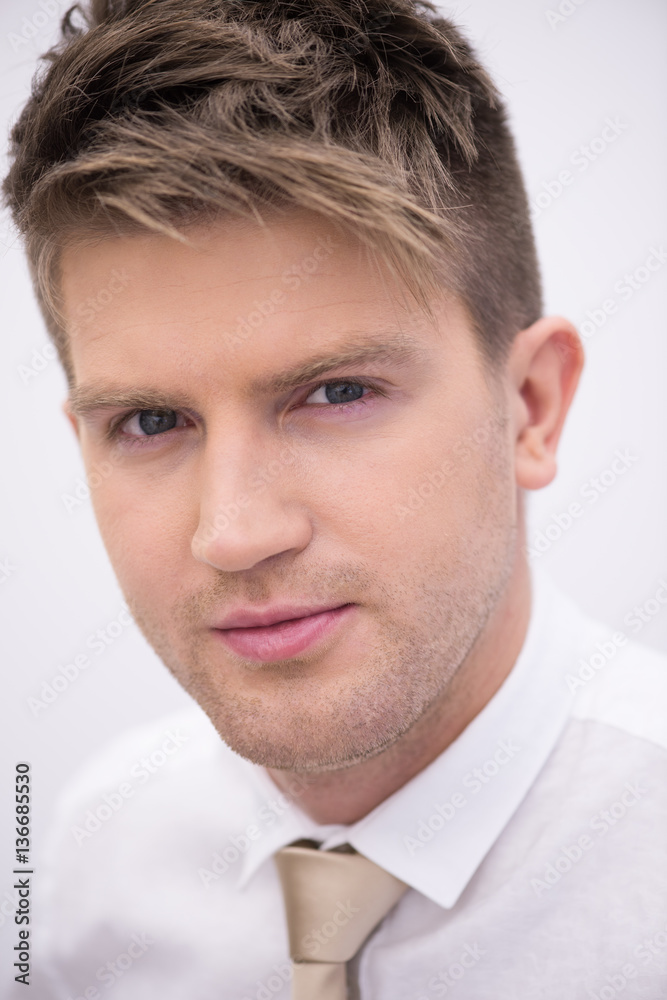Portrait of a young handsome man Portrait of a young handsome man