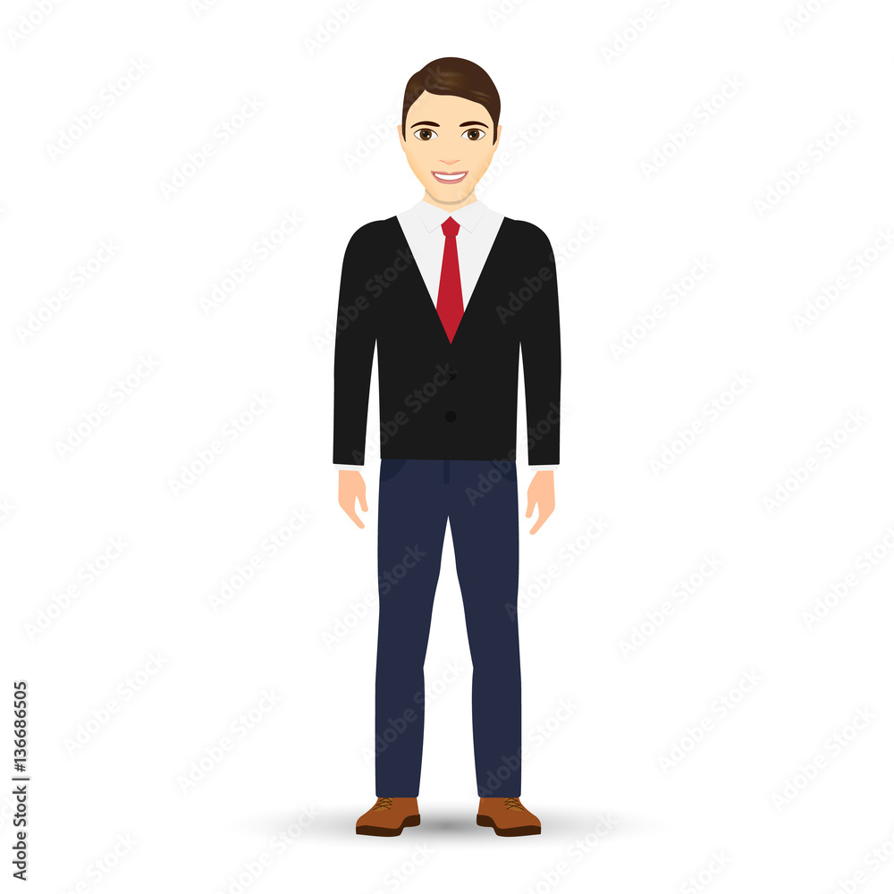 men isolated on white background. Vector illustration. men isolated on white background. Vector illustration.