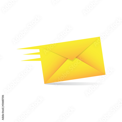 Speedy Mail Delivery Vector Illustration