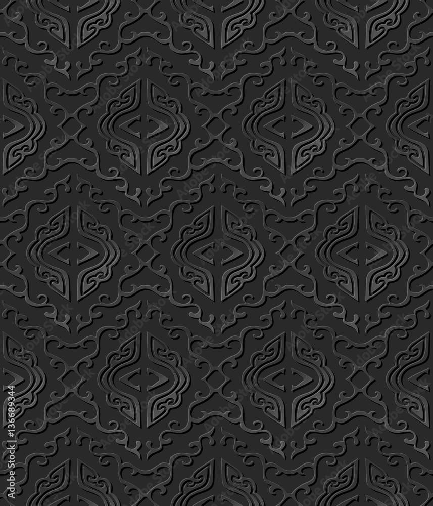 3D paper art pattern spiral cross kaleidoscope geometry 3D paper art pattern spiral cross kaleidoscope geometry