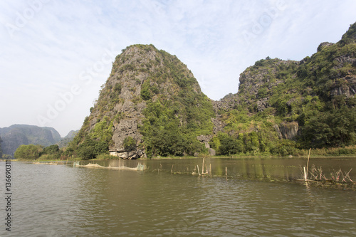 Famous limestone mountains