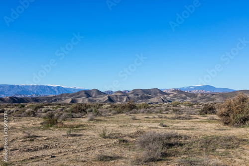 Désert de Tabernas, Almeria, Andalousie, Espagne © Warpedgalerie