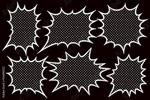 吹き出し　マンガ