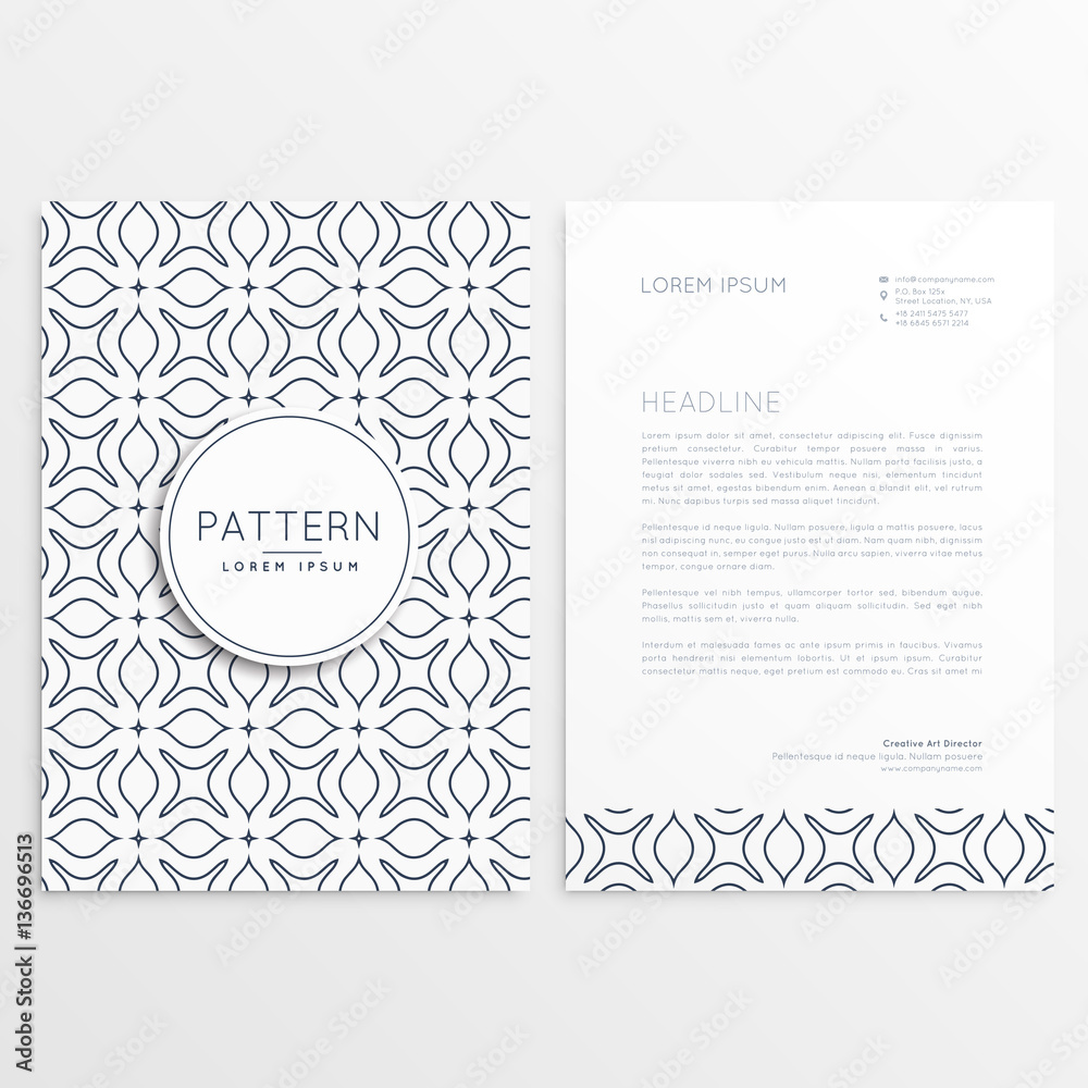 letterhead design in minimal style letterhead design in minimal style