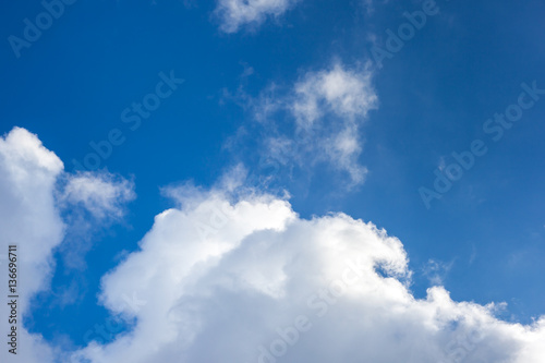 Clouds with blue sky , natural texture