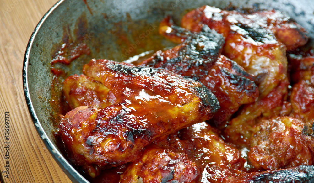 Italian chicken wings in sauce Italian chicken wings in sauce