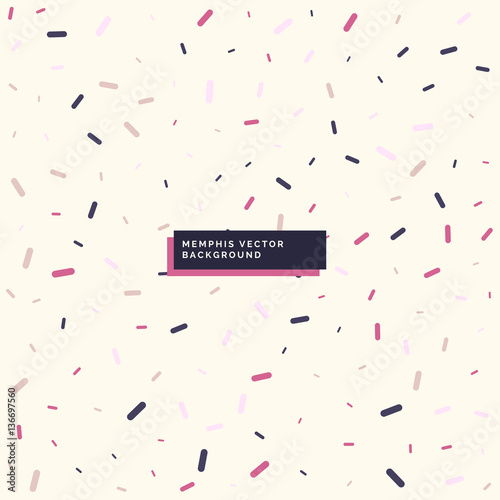 minimal memphis style background design