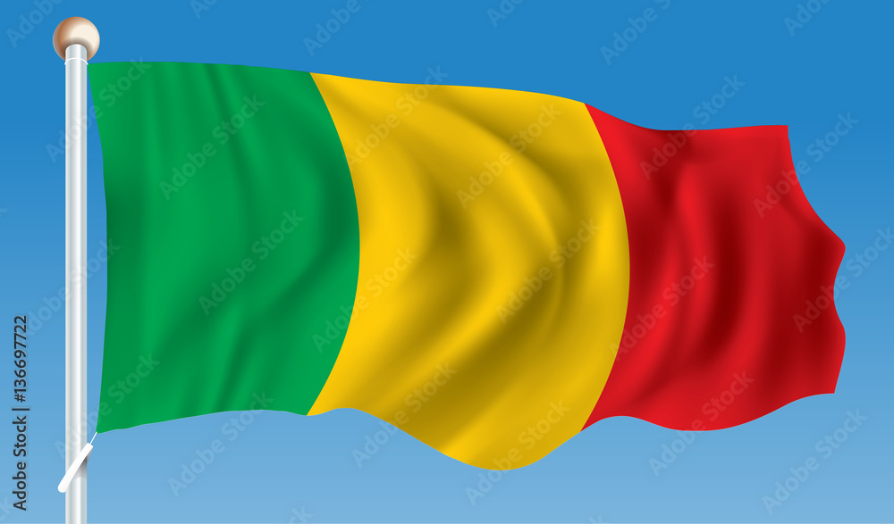 Fototapeta premium Flag of Mali