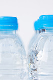 Close-up plastic bottle of drinking water