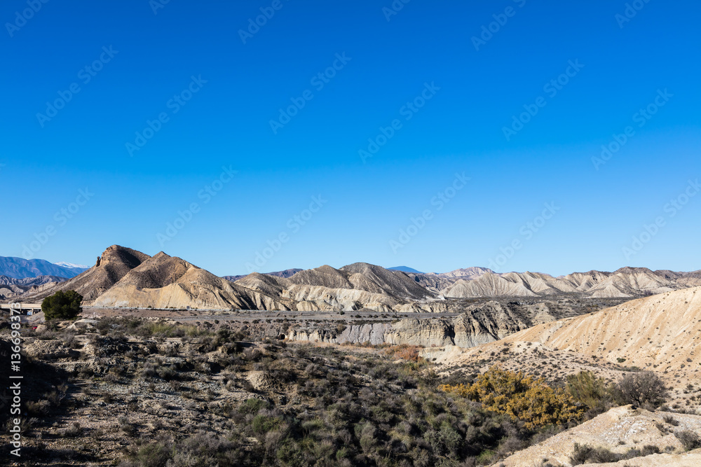 Désert de Tabernas, Almeria, Andalousie, Espagne