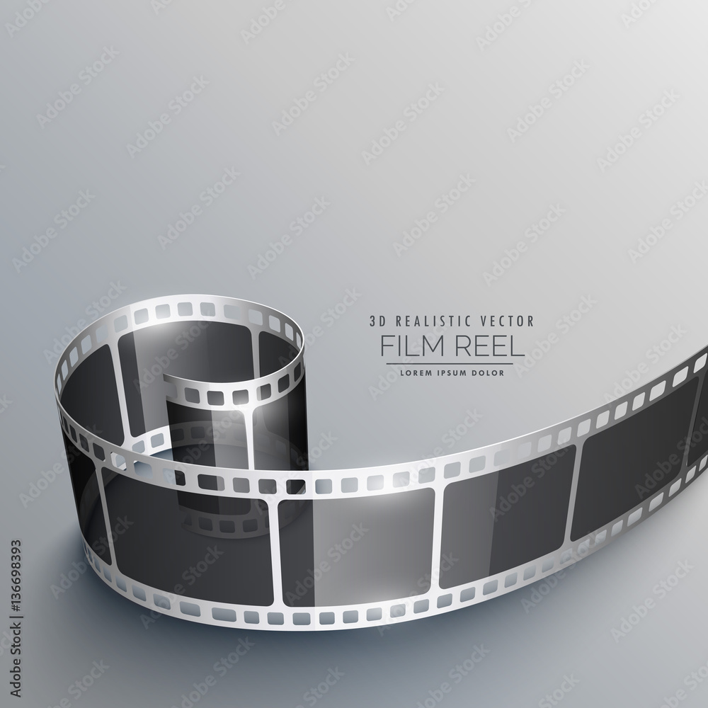 Fototapeta premium realistic film strip background