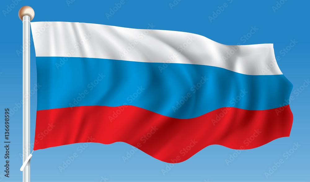 Fototapeta premium Flag of Russia