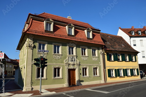 Fototapeta Naklejka Na Ścianę i Meble -  Architectural detail in the historical town of Bamberg, Bavaria, region Upper Franconia, Germany
