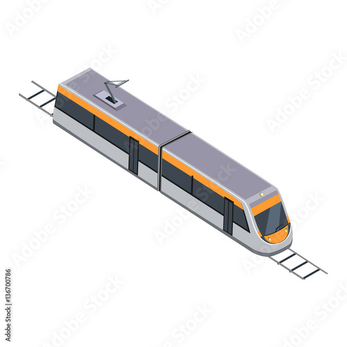 Subway Train. High Speed Inter-City Commuter