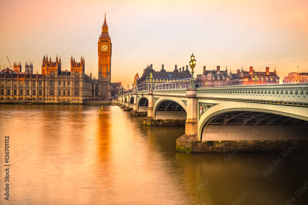 Fototapeta premium The Big Ben, London, UK