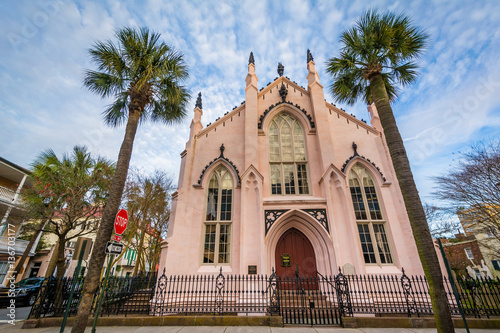 Vászonkép The French Huguenot Church, in Charleston, South Carolina.