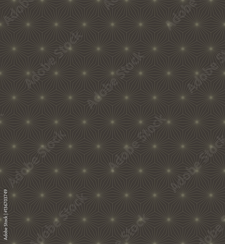 Abstract geometric line hexagon seamless pattern background, Vector illustration with swatches