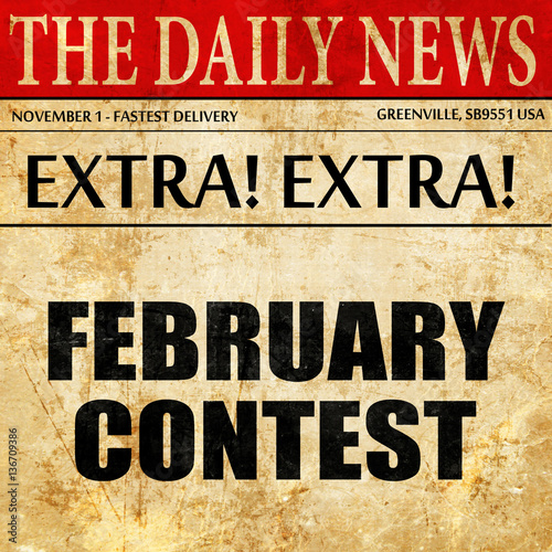 Wallpaper Mural february contest, article text in newspaper Torontodigital.ca