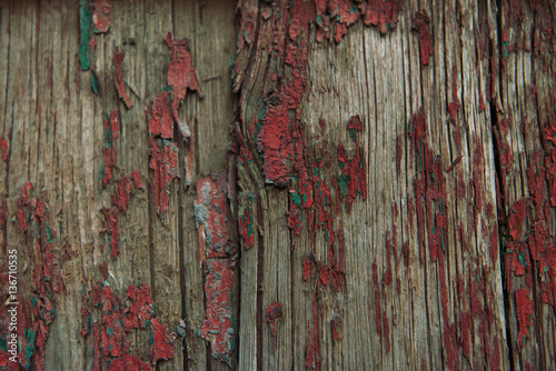 Wood texture with cracked paint
