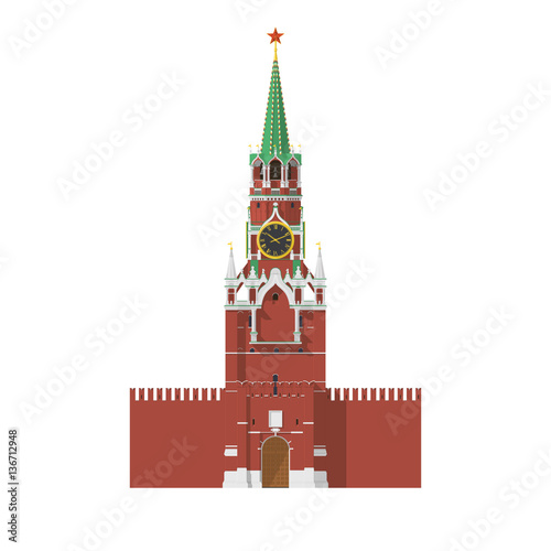 Tower of Moscow Kremlin in Russia