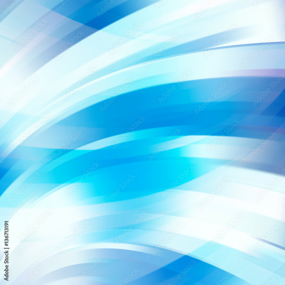 Abstract background with swirl waves. Abstract background design. Eps 10 vector illustration. Blue, white colors