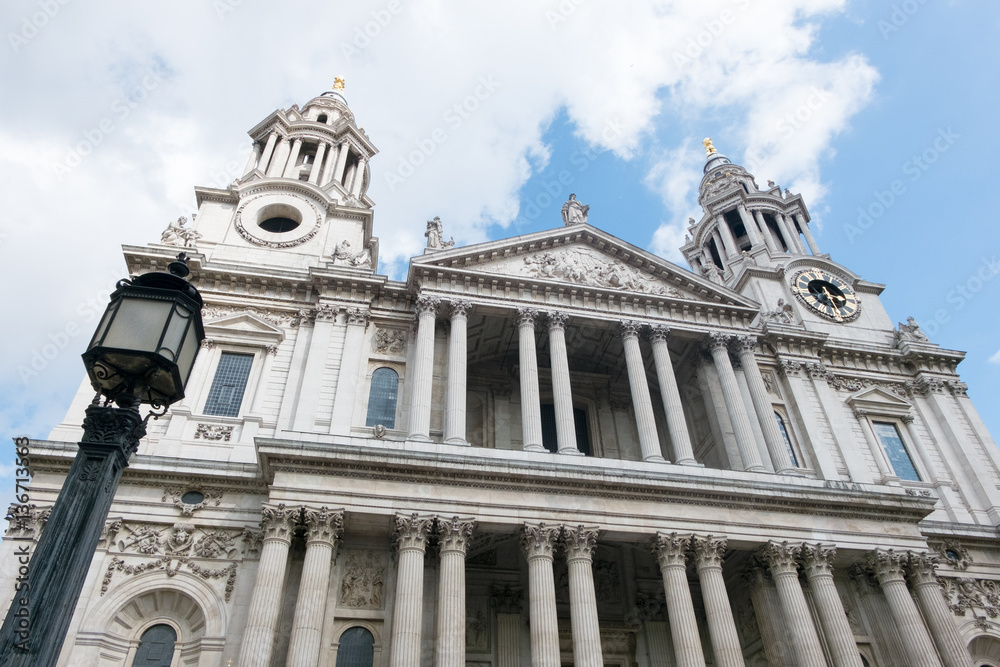 View of St. Paul's Cathedral in London, United Kingdom