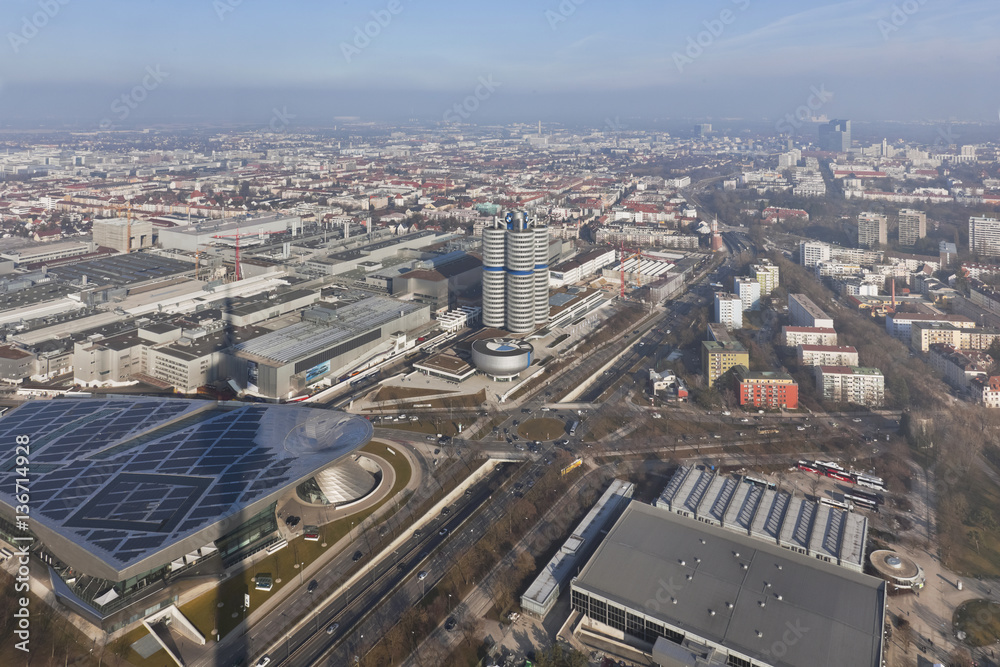 München-Panorama vom Fersehturm