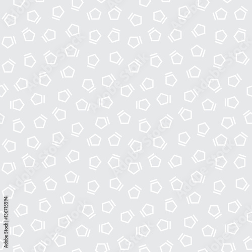 Abstract geometrc gray deco art memphis fashion pentagon subtle pattern