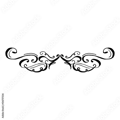 Hand drawn swirls