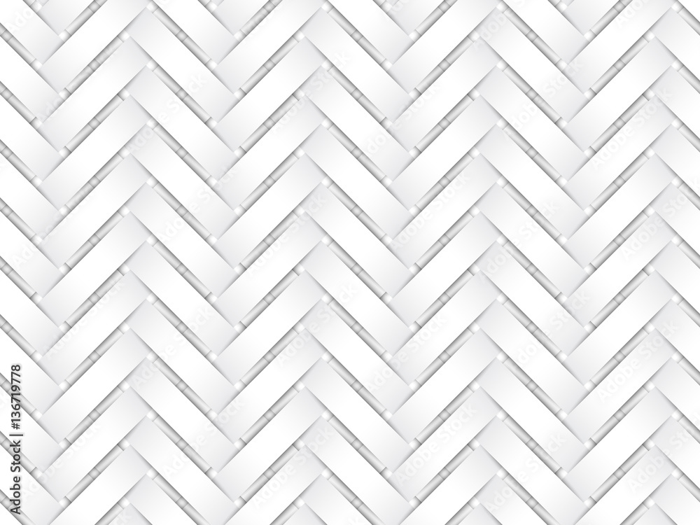 Vector seamless pattern of white interweaving paper strips. Vector seamless pattern of white interweaving paper strips.