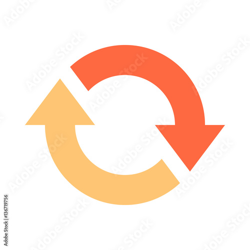 Arrow Sign Rotation Icon Reload Symbol Refresh Button