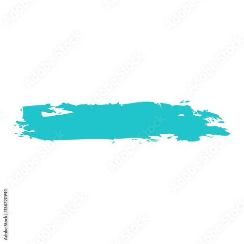 Green Paint Brushstroke