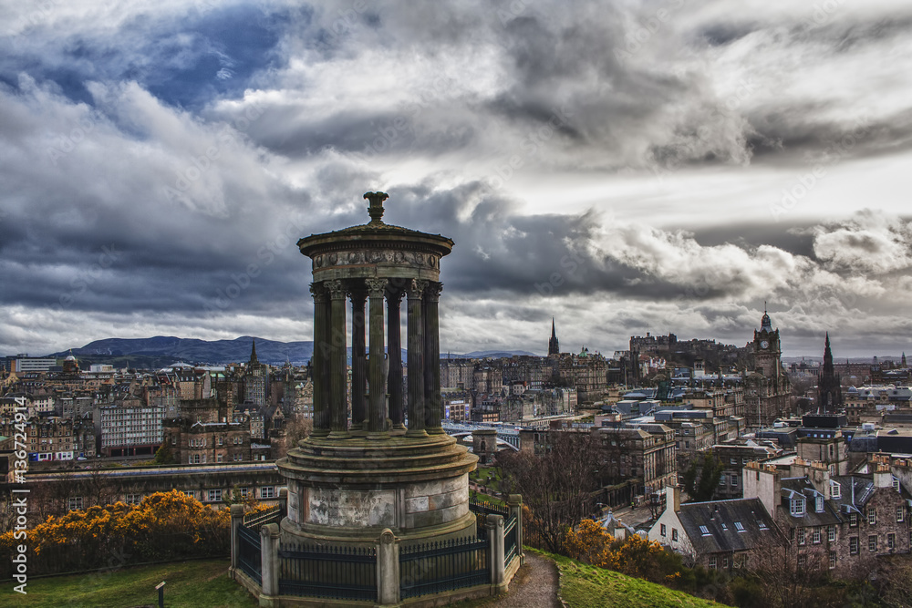 Edinburgh views from canton hill scotland