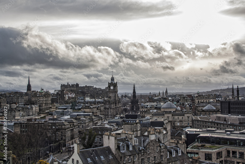 Edinburgh city Scotland