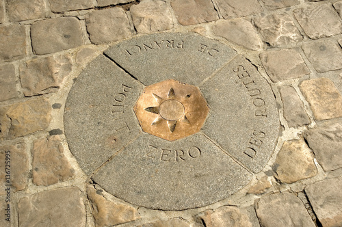 Point Zero Des Routes de France Marker