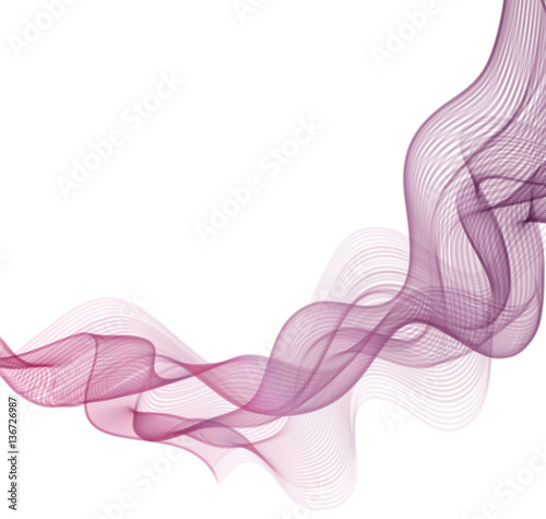 the abstract wave. flight of tissue. abstract background for banner or card. Soft wave is beautiful background for beauty flyer. The illustration of dynamics and wind blowing. Suitable frame for text