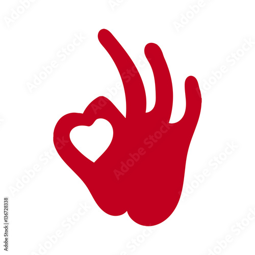 Heart shape design for love symbols