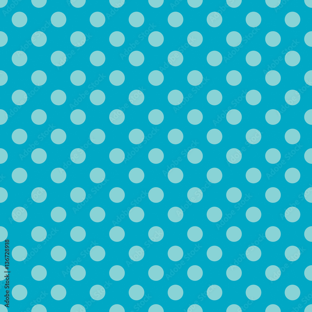 seamless retro background with polka dots.