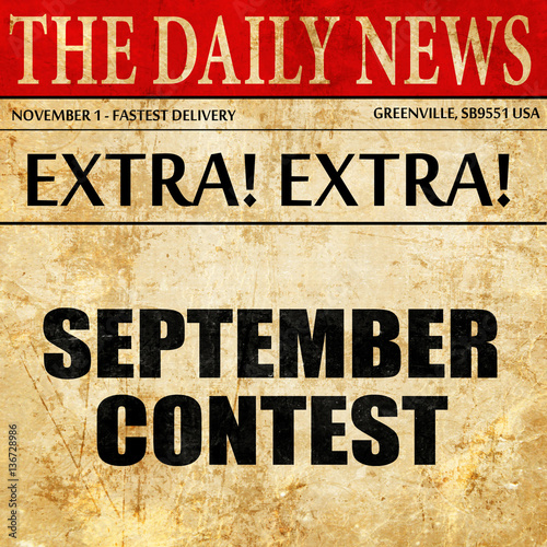 Wallpaper Mural september contest, article text in newspaper Torontodigital.ca