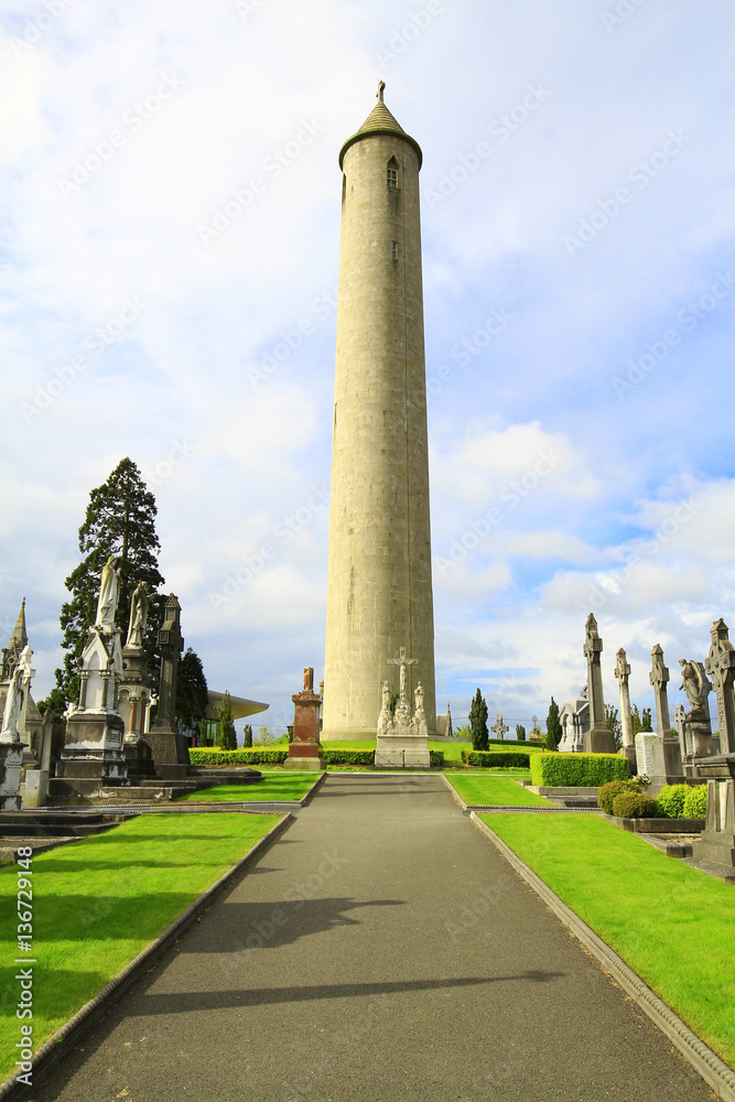 Obraz premium Irish cemetery