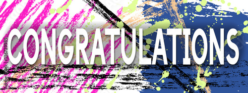 Congratulations Invitation Card.