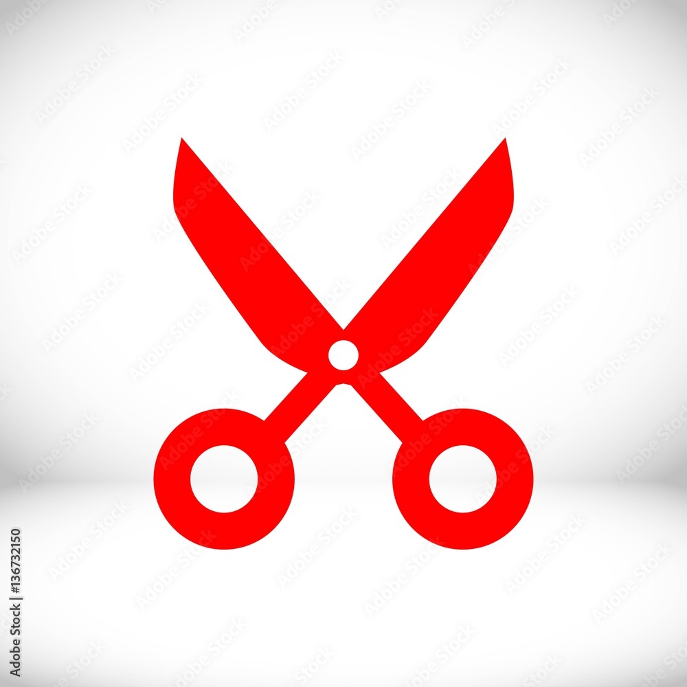 cut icon stock vector illustration flat design cut icon stock vector illustration flat design