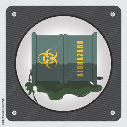 Isolated barrel biohazard and pollution design