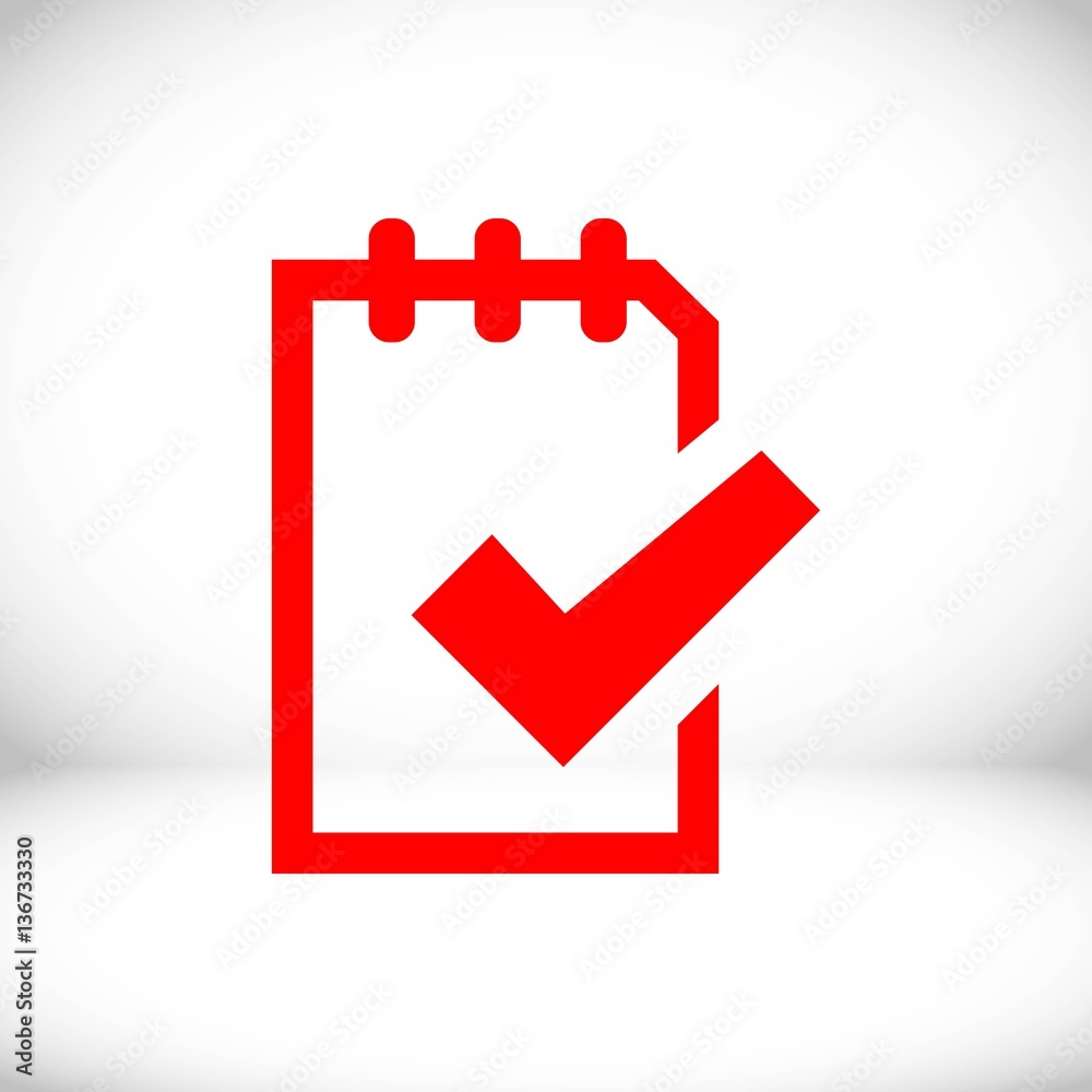 checklist icon stock vector illustration flat design checklist icon stock vector illustration flat design